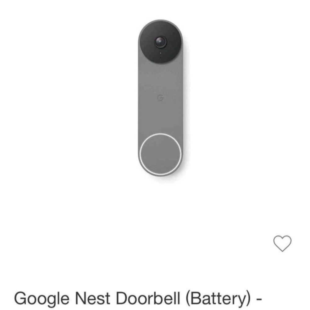 Google Nest Doorbell (battery) Ash Color